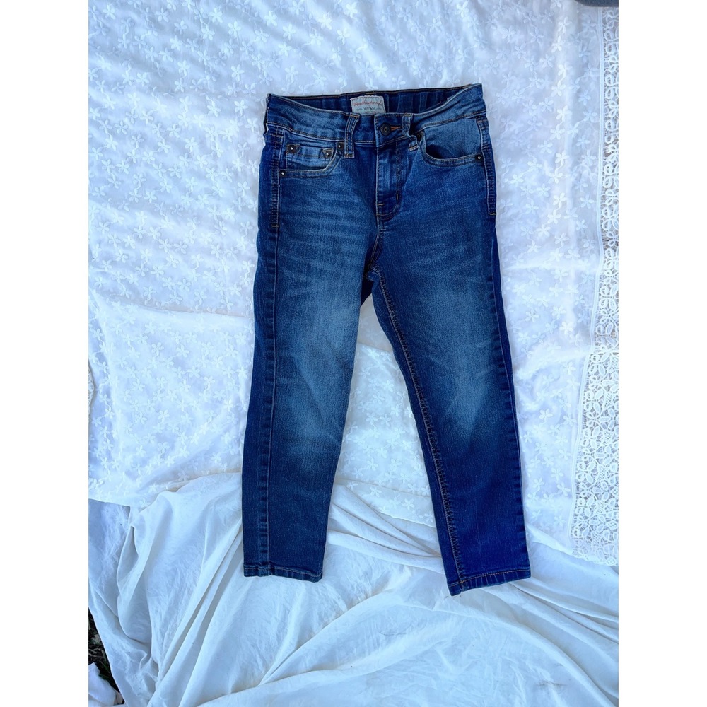 Cat and Jack Vintage Inspired Jeans‎ Kids Size 6 Adjustable Waist Denim